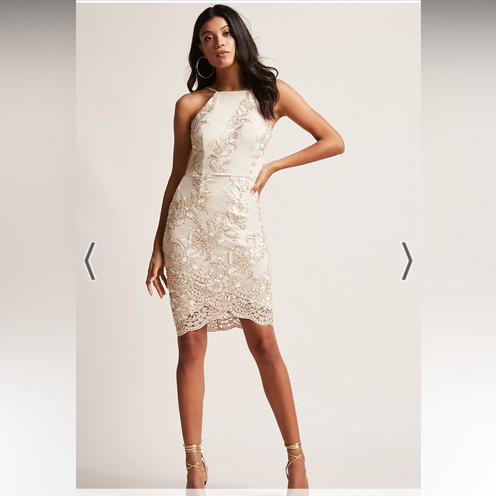 Mystic beautiful Gold dress
